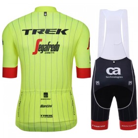Tenue Cycliste et Cuissard à Bretelles 2018 Trek-Segafredo N002